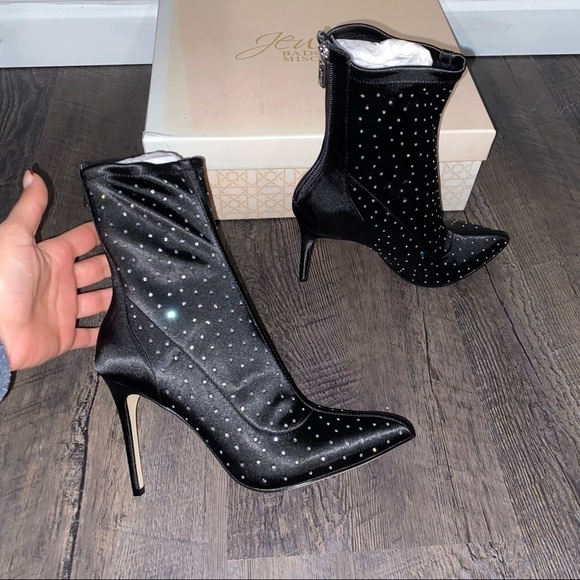 Badgley Mischka Shoes - New Size 7 Jewel Badgley Mischka Margot Embellished Stretch Bootie
